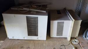 lot 65 image: Lot of 2 Window Air Conditioners.  Owner states both were operational when removed from service.