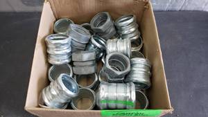 lot 93 image: Box Full of 2 Compression Conduit Couplings