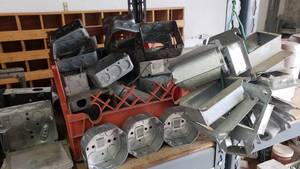 lot 147 image: Contents of Shelf.  Shelf Not Included.  BUYER MUST TAKE ALL