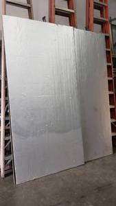 lot 209 image: Lot of 4 Garage Door Insulation Panels.  8 x 4