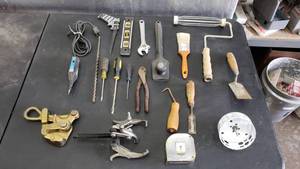 lot 182 image: Lot of Misc Tools & More.  Includes Everything Pictured.