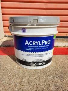 lot 23 image: 3.5 GAL ACRYLPRO TILE ADHESIVE