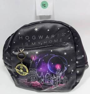 lot 92 image: HARRY POTTER - HOGWARTS IS MY HOME BACKPACKPURSE