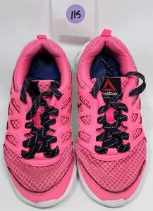 lot 115 image: KIDS SIZE 13 PINK REEBOK SHOES