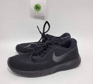 lot 125 image: NIKE TANJUN PS TRIPLE BLACK SIZE 11C
