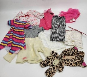 lot 131 image: LOT OF DOLL CLOTHES INCLUDING AMERICAN GIRL DOLL $$ CLOTHES