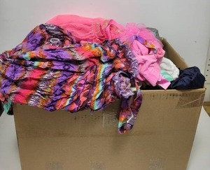 lot 130 image: BOX LOT OF MISC CLOTHES AND SHOES