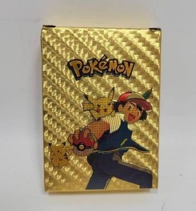 lot 151 image: DECK OF METAL POKEMON CARDS