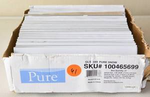 lot 61 image: PURE BRAND 3 X 9 TILE