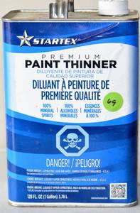 lot 69 image: 1 GALLON STARTEX PREMIUM PAINT THINNER