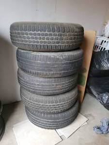 lot 176 image: LOT OF USED TIRES UPDATED TIRE SIZES IN DESCRIPTION