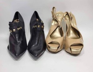 lot 180 image: 2 PAIRS OF GUESS BRAND HEALS SIZE 6 12