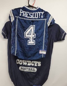 lot 196 image: 2 DALLAS COWBOYS DOG SHIRTS