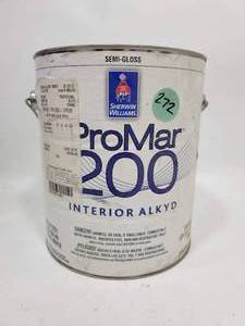 lot 272 image: 1 GALLON SHERWIN WILLIAMS PROMAR 200 (NEW)