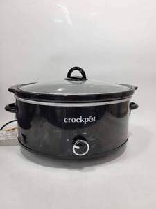 lot 278 image: Crock-Pot� Manual 7-Quart Slow Cooker, Black MODEL SVC700 B3 WM1 BR