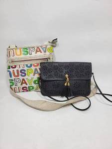 lot 282 image: 2 CUTE PURSES - 1 CROSSBODY AM POLO ASSN & 1 CLUTCH