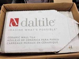 lot 286 image: BOX OF DALTILE CERAMIC WALL TILES