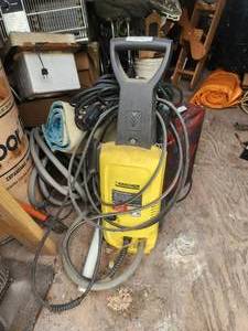 lot 244 image: Karcher electric pressure washer