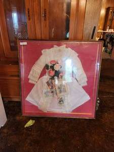 lot 271 image: Large framed dress