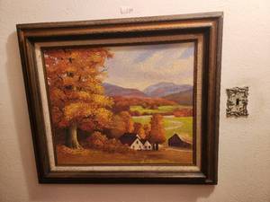 lot 134 image: Framed Original Painting