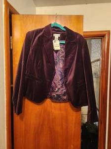 lot 133 image: Deep Chocolate jacket by Worthington - 10