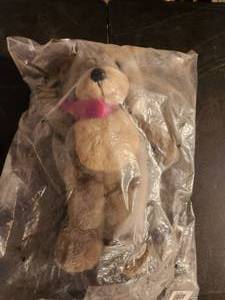 lot 108 image: Stuffed Precious moments collectible rabbit
