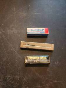lot 93 image: Selection of 3 harmonicas - 2 in boxes