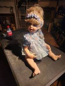 lot 66 image: Vintage collectible doll