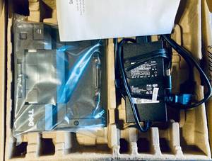 lot 8 image: Dell E-Port II Replicator Docking Station w USB 3.0, Model#0RMYTR - In Condition As Shown