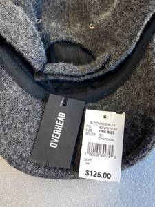 lot 259 image: New With Tags Bloomingdales Overhead Lifestyle Baseball Caps Produced With High Quality Italian Raw Materials - As Shown - Retails $125