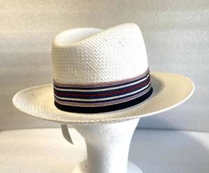 lot 284 image: New With Tags Framar By Seifter Hats Made In Italy (57  7 18  Medium) Alessandria White Lifestyle Hat - As Shown - Retails $65