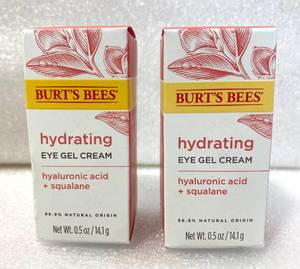 lot 307 image: Lot Of 2 - New Burts Bees Hydrating Eye Gel Cream With Hyaluronic Acid & Squalane - As Shown - Total Retail $24