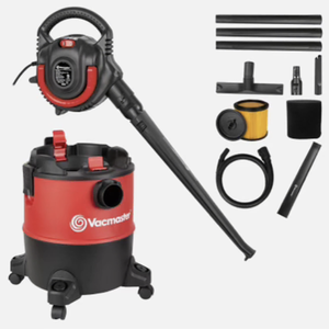 lot 324 image: New Other - Vacmaster 6 Gallon 5 Peak HP WetDry Shop Vacuum 1-14 Inch Hose Powerful Suction with Detachable Blower, Model#VBVB611PF 1101 - In Condition As Shown - Retails New $75