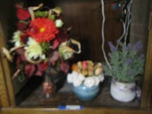 lot 61 image: 3 floral arrangements