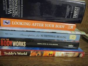 lot 66 image: book lot - how the body works - teddys world - looking after your body and more