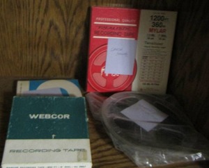 lot 67 image: various recording tapes