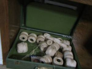 lot 68 image: crochet thread white