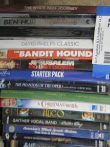 lot 75 image: dvd lot - ben-hurl- Christmas wish - time changer - Hugo and more