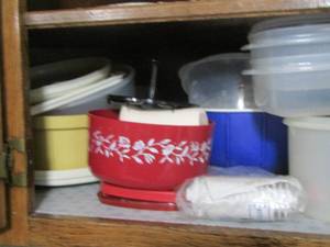 lot 108 image: large lot of Tupperware
