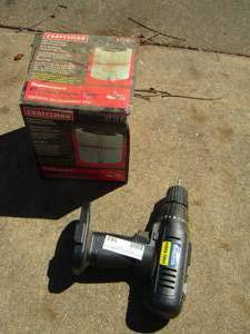 lot 162 image: Toolsmith drill no battery - craftsman new filter assembly