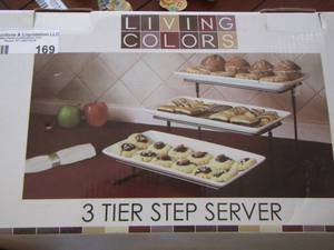 lot 169 image: LIVING COLORS 3 tier step server