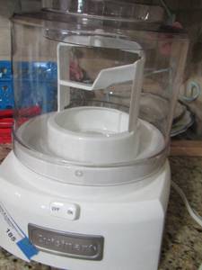 lot 185 image: Cuisinart ice cream maker