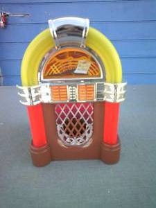 lot 35 image: 2-Battery Powered Juke Box Banks, Batteries Are Not Included, Untested
