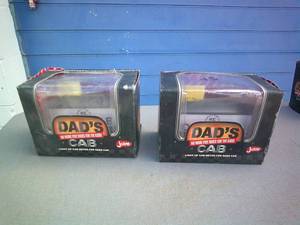 lot 37 image: 2- DADS CAB- Novelty Light Up Cab Meter For Dads Car, Needs Batteries, Untested
