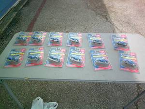 lot 60 image: Lot Of 12- Dar-Da Ultra Speed Toy Cars, Stop-N-Go Motor, All Cars Same Style And Blue
