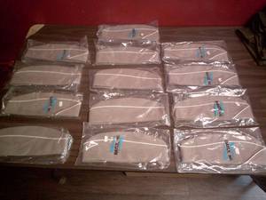 lot 79 image: Lot-12-NEW-BAYLY Texas A&M Cadets Khaki With White Trim Garrison Caps, All Size XL