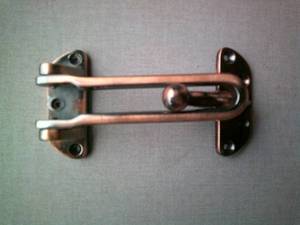 lot 82 image: Lot- 20-Door Security Guards in Antique Bronze With Screws, Model K-2880
