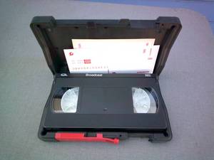 lot 111 image: Lot Of 6-Unused VCR Tapes In Hard Cases