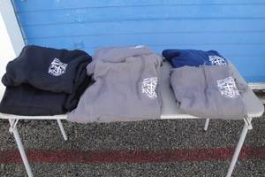 lot 171 image: 8-Small Hooded Sweatshirts - NOTE Mixed Colors And Styles, Yours will Vary, Photos Are Examples Only, NOTE 8-X Money