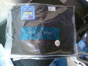 lot 145 image: Lot Of 6-Pairs Of Size 42 NEW Black Tux Style Uniform Paints By Neil-Allyn, New In Bag